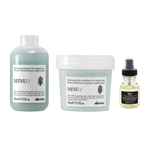 Pachete - Beauty Box Davines Minu + Oil