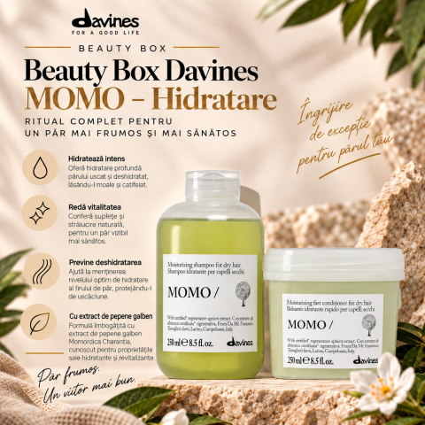 Pachet Hidratare - Beauty Box Davines Momo