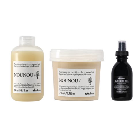 Pachete - Beauty Box  Davines NouNou + Milk Hair - Pentru Par Deshidratat sau Deteriorat