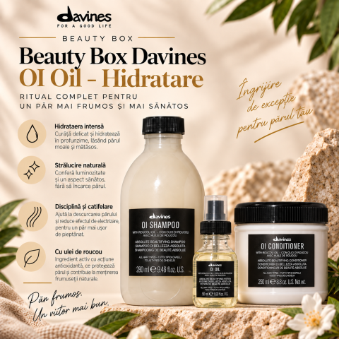 Pachet Hidratare - Beauty Box  Davines OI + Oil Hidratare