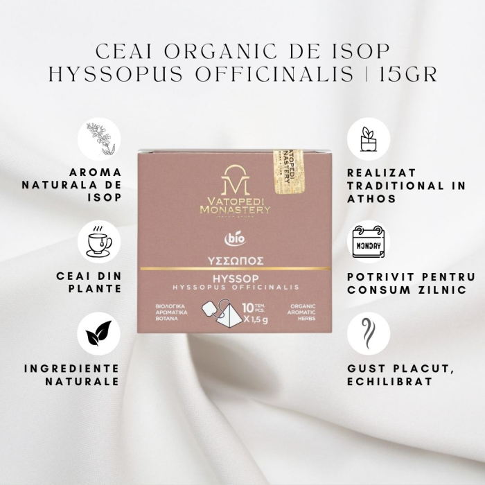 Ceai Organic De Isop - Hyssopus Officinalis [8]
