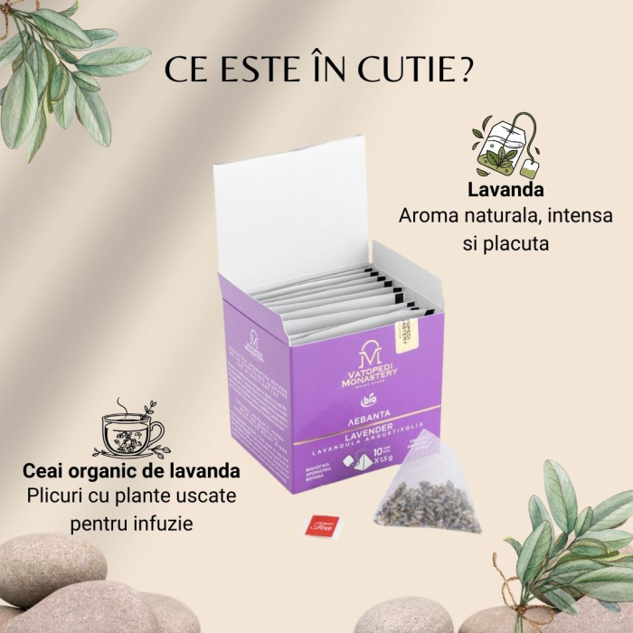 Ceai Organic De Lavanda - Lavandula Angustifolia 15Gr [9]
