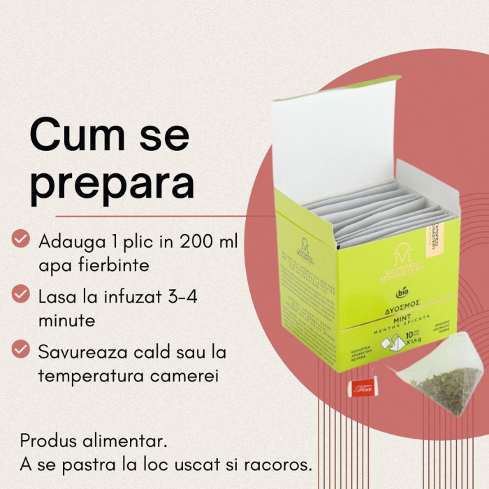 Ceai Organic De Menta - Izma  Spicata 15Gr [10]