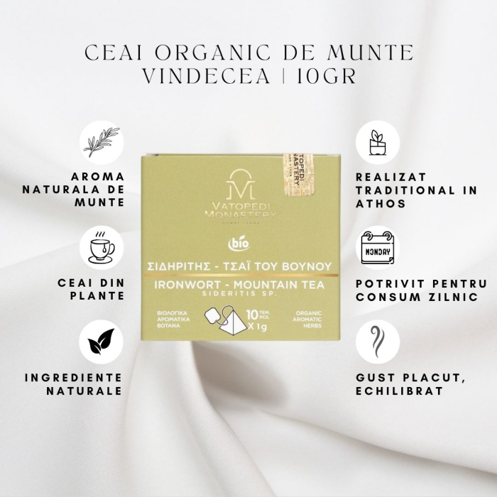 Ceai Organic De Munte - Vindecea - Sideritis Sp. 10Gr [8]