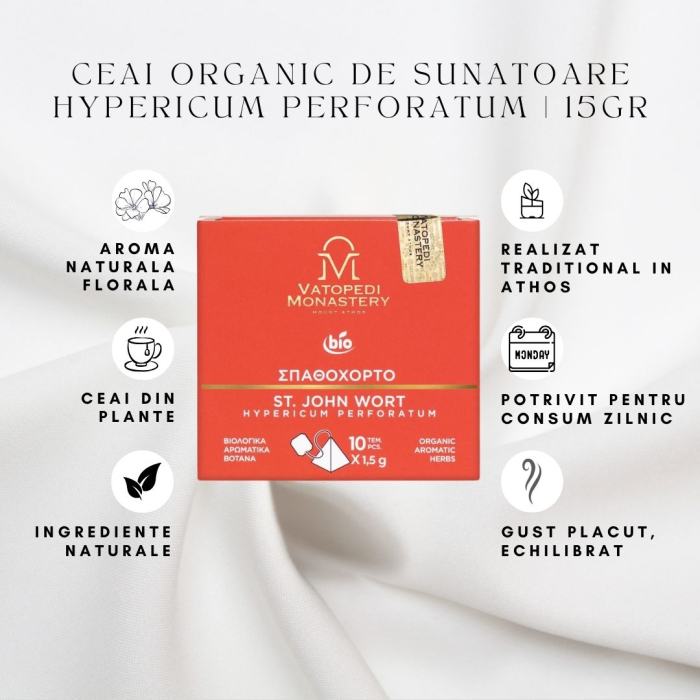 Ceai Organic De Sunatoare - Hypericum Perforatum [8]