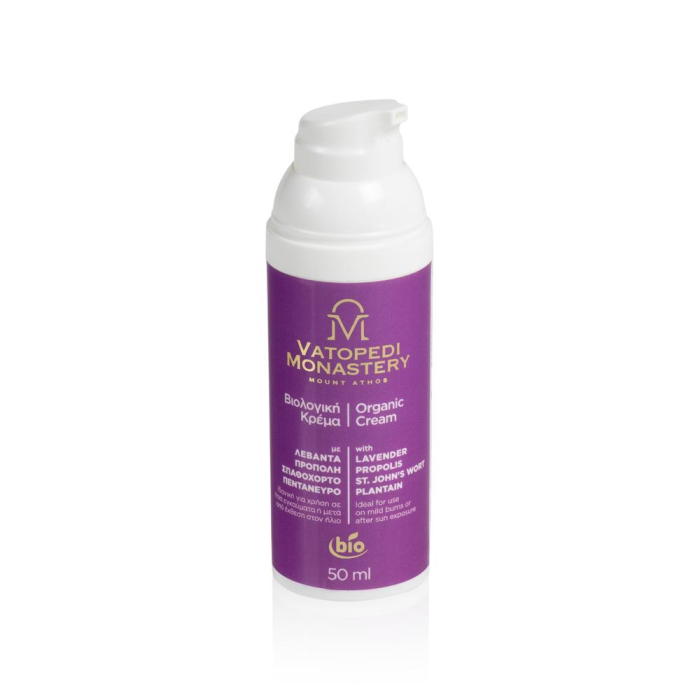 Crema Organica Cu Lavanda, Propolis, Sunatoare si Patlagina Din Muntele Athos [5]