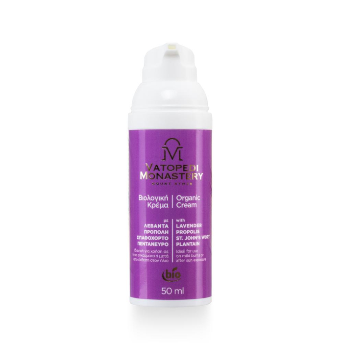 Crema Organica Cu Lavanda, Propolis, Sunatoare si Patlagina Din Muntele Athos [4]
