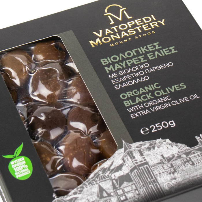 Masline Negre Bio In Vid (250 Gr) (Bio Grecia, Gr-Bio-03) [2]