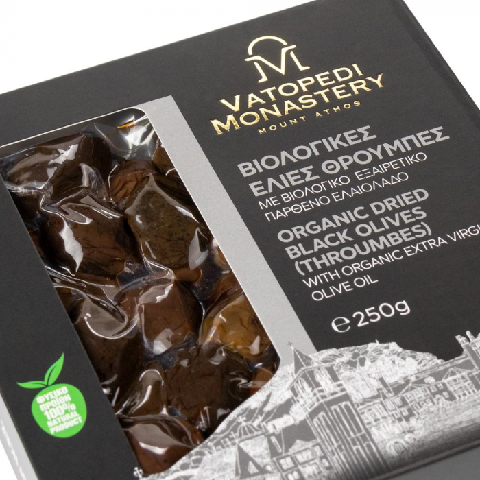 Masline Negre Uscate Bio In Vid (250 gr) (Bio Grecia, Gr-Bio-03) [2]