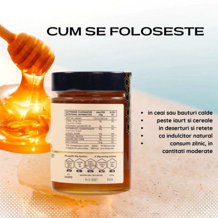 Miere De Albine Poliflora Manastireasca (450 g) [7]