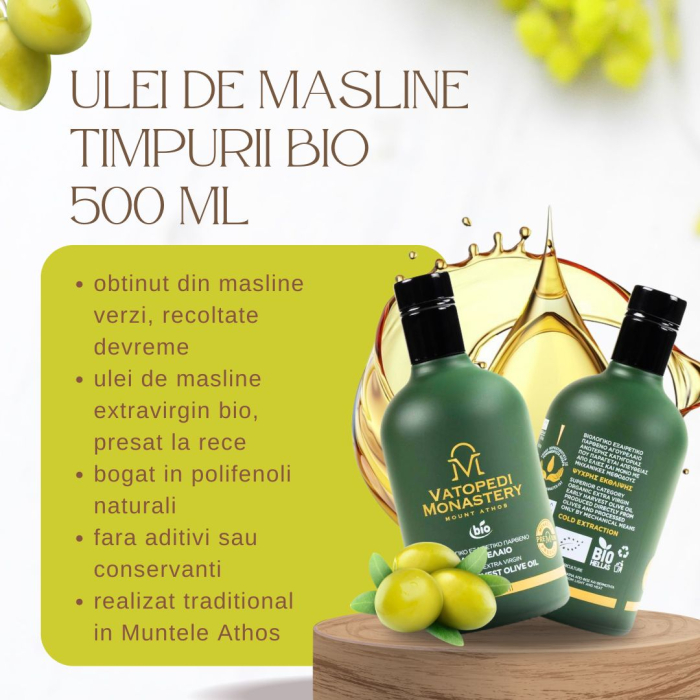 Ulei De Masline Timpurii Bio 500 Ml [8]