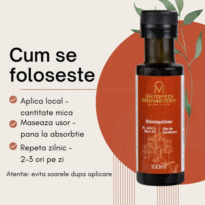 Ulei de sunătoare – Muntele Athos, 100 ml [8]