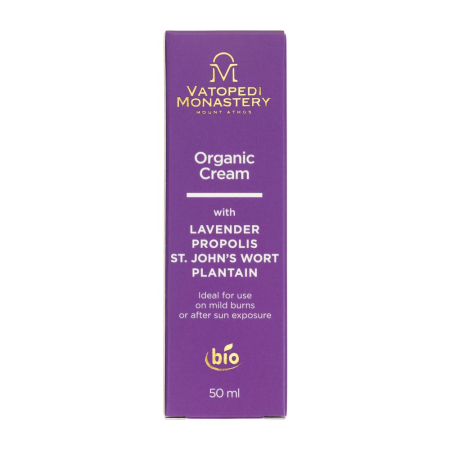 Cosmetice - Crema Organica Cu Lavanda, Propolis, Sunatoare si Patlagina Din Muntele Athos