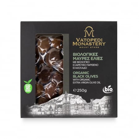 Masline - Masline Negre Bio In Vid (250 Gr) (Bio Grecia, Gr-Bio-03)