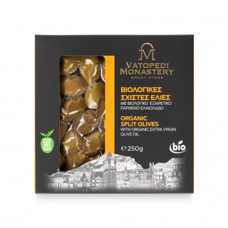 Masline - Masline Verzi Bio Taiate In Vid 250 Gr