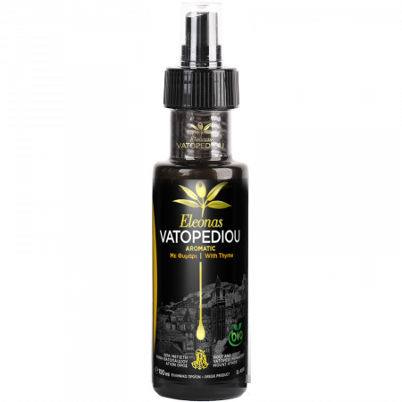 Ulei Masline Manastiresc - Ulei De Masline Bio ExtraVirgin Cu Aroma De Cimbru din Muntele Athos - 100Ml (Bio Grecia, Gr-Bio-03)