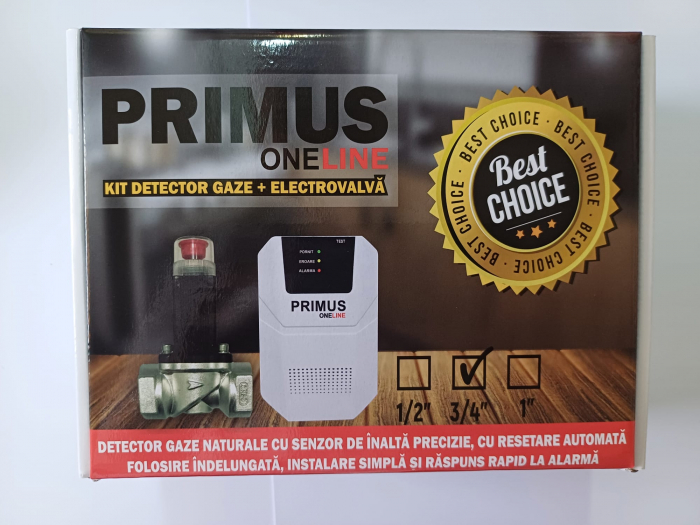 Kit detectie gaz 3/4'' Primus (12V) [2]
