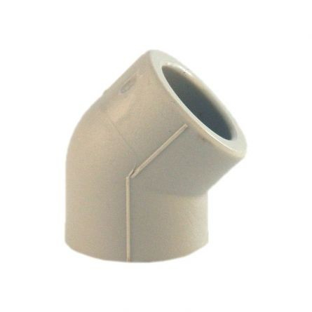 Fittinguri - Cot PPR 45 grade gri (marimi disponibile de la D20 la D63)