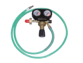 Perne pneumatice - Regulator de presiune 200/300 bar cu furtun de racordare 2 m, verde