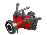 Distribuitoare si tevi de refulare - Distribuitor prevazut cu robinet cu bilă Storz C-D/D