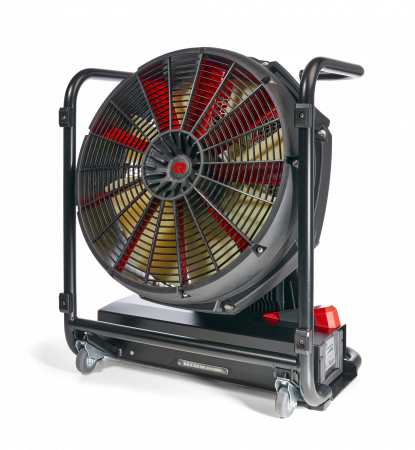 Ventilatoare - Ventilator de inalta performanta cu acumulator RTE AX B16 DIN 14963-EM-A-1-1 - cu dispozitiv pulverizare apa
