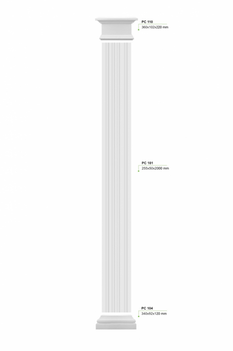 Baza pilastru,  PC 104 , 34cm x 12cm x 9.2cm [6]