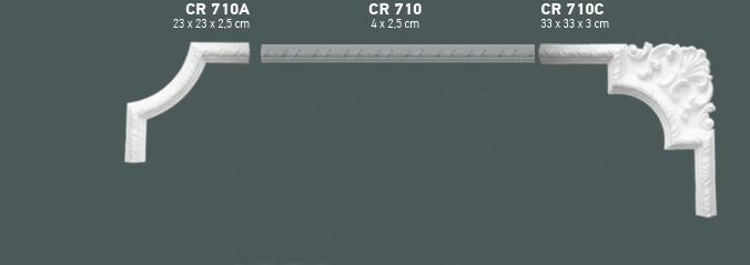 Brau din poliuretan, Grand Decor CR 710, 4cmx2.5cmx200cm [2]