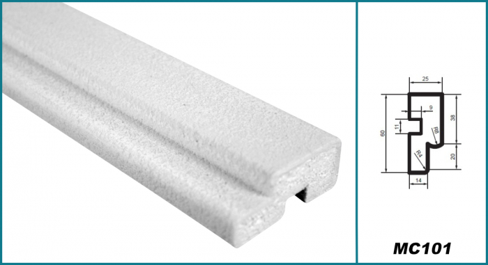 Brâu pentru exterior, MC 101, 6cm x 2.5cm x 200cm [4]