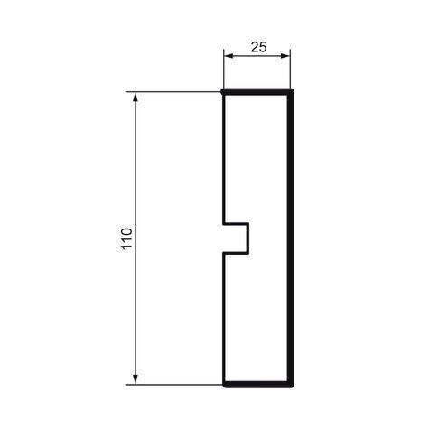 Brâu pentru exterior, MC 144, 11cm x 2.5cm x 200cm [2]