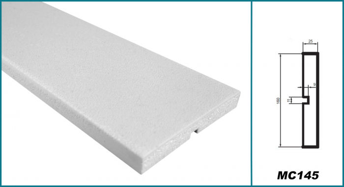 Brâu pentru exterior, MC 145, 16cm x 2.5cm x 200cm [5]