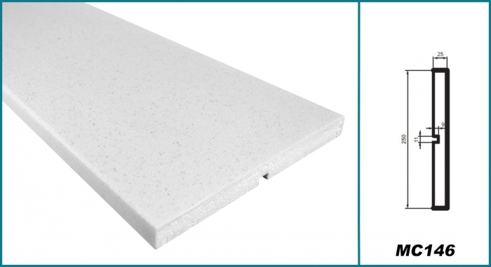 Brâu pentru exterior, MC 146, 25cm x 2.5cm x 200cm [5]