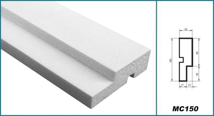 Brâu pentru exterior, MC 150, 10cm x 3cm x 200cm [5]