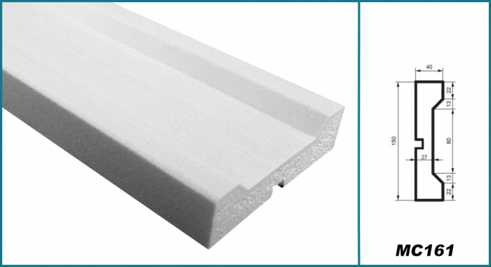 Brâu pentru exterior, MC 161, 15cm x 4cm x 200cm [5]