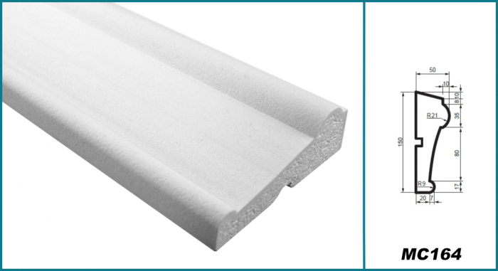 Brâu pentru exterior, MC 164, 15cm x 5 cm x 200 cm [5]