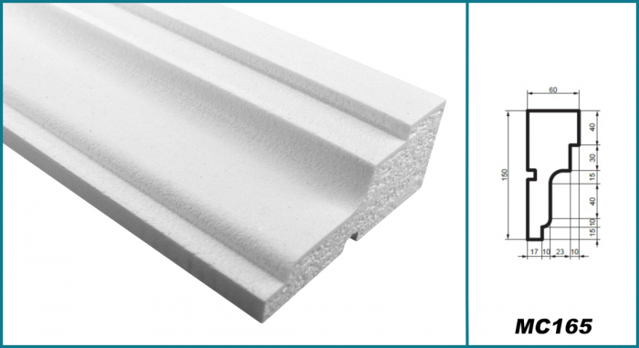 Brâu pentru exterior, MC 165, 15cm x 6 cm x 200cm [5]