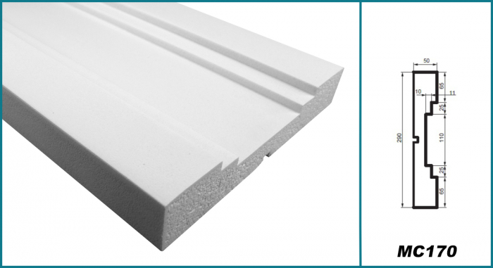 Brâu pentru exterior, MC 170, 29cm x 5 cm x 200cm [3]