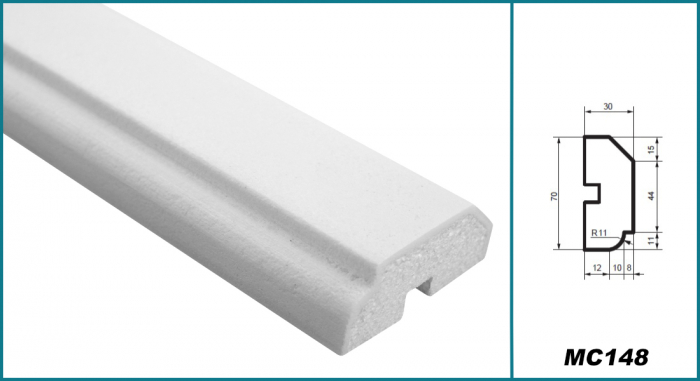 Brâu pentru exterior, MC148, 7cm x 3cm x 200cm [5]