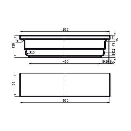 Capitel pilastru, PC 109, 53.5cm x 13cm x 13.5cm [3]