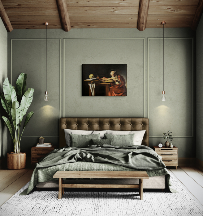 Caravaggio - Sfântul Ieronim scriind [2]