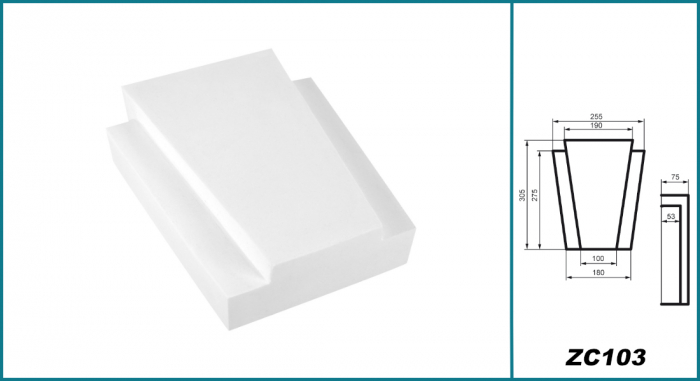 Cheie de boltă, ZC 103, 30.5cm x 25.5cm x 7.5cm [3]