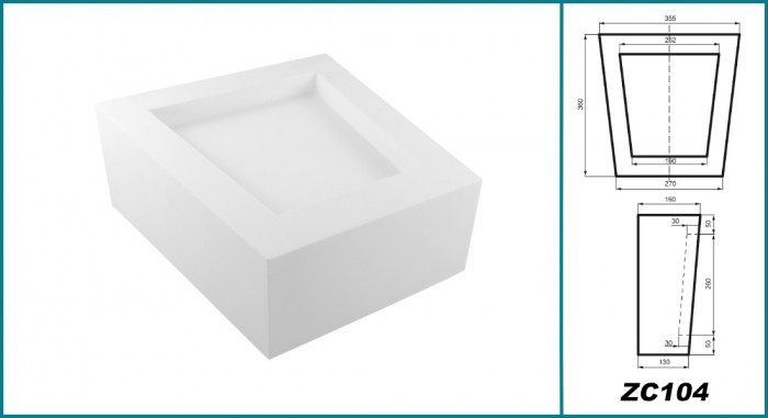 Cheie de boltă, ZC 104, 36cm x 35.5cm x 16cm [3]