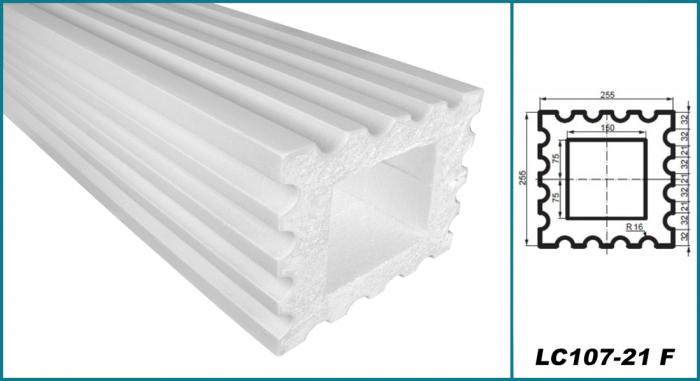 Coloana pentru exterior, LC 107-21F, 25.5cm x 25.5cm [3]