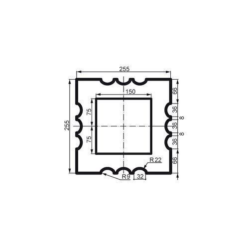 Coloana pentru exterior, LC 110-21F, 25.5cm x 25.5cm [2]
