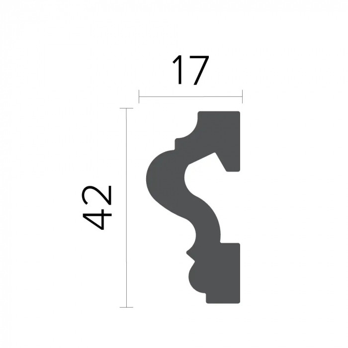 Coltar pentru brau decorativ, din HDP, HCR 517-1, 20.5cmx20.5cm [4]