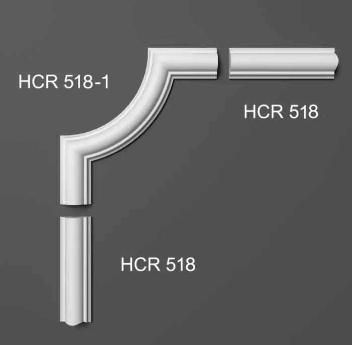 Coltar pentru brau decorativ, din HDP, HCR 518-1, 20.5cmx20.5cm [2]