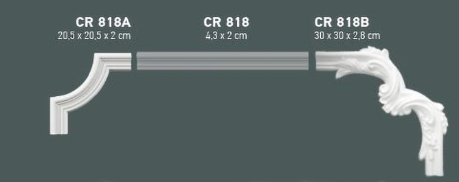 Coltar pentru brau, Grand Decor CR 818B, 30cmx30cm [2]