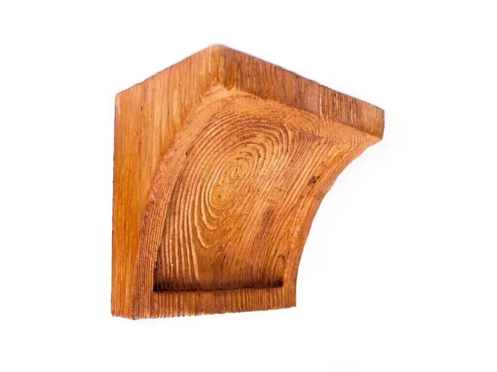 Consolă decorativă rustică EQ 025 19cmх13cm - culoare stejar deschis [1]