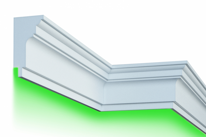 Cornișă de exterior, KC 304 LED, 22cm x 12cm x 200cm [4]