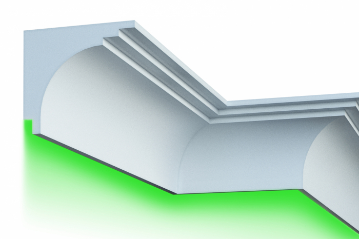 Cornișă de exterior, KC 305 LED, 25cm x 22cm x 200cm [4]