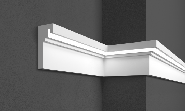 Cornișă de exterior, KC 306 LED, 11cm x 24cm x 200cm [2]